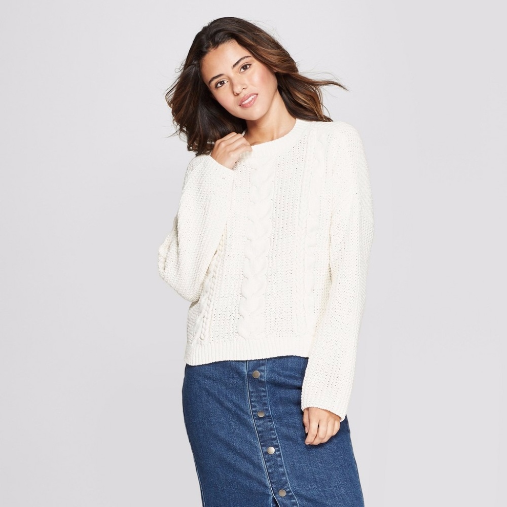 Universal Thread Chenille Cable Pullover